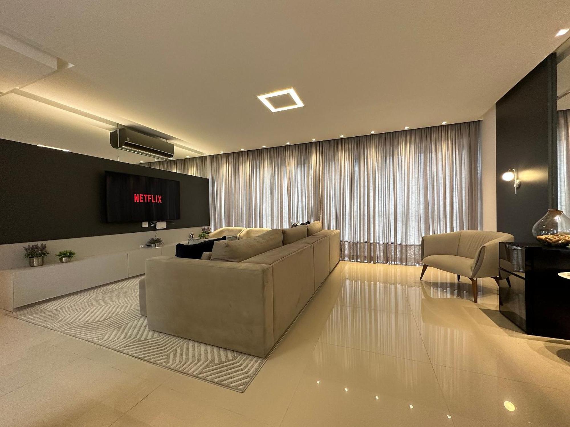 Apartamento Ca01- 4 Suites| Alto Padrao | 2 Garagens| Churrasq